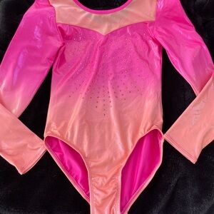 More Than Magic Bright Hot Pink Girls Leotard